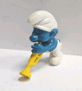 PUFFO CON TROMBA GIALLA - HONG KONG © 1974 PEYO SCHLEICH Ⓢ - Picture 1 of 5