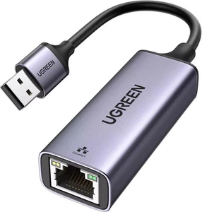 UGREEN USB Ethernet Adapter, USB 3.0 to1000 Mbps Gigabit Network Adapter, RJ45 - Afbeelding 1 van 4