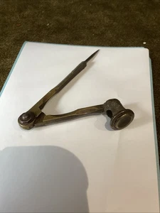 Early Brass Helix Style Compass Stamped Patent - Picture 1 of 4