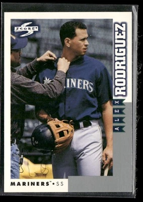 1998 Score Rookie & Traded Alex Rodriguez #RT30 Seattle Mariners MINT - Image 1 of 2
