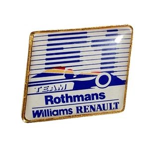 1995 Rothmans Williams Renault FW17 Race Car Racing Pin Z14 - Picture 1 of 4