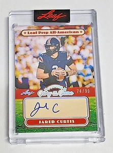 JARED CURTIS 2025 Leaf Glory Of The Game Future Rookie RC Auto Signature #d/99 - Picture 1 of 2