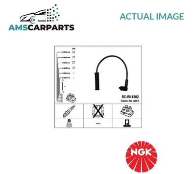 IGNITION CABLE SET LEADS KIT 4053 NGK NEW OE REPLACEMENT - Image 1 of 4