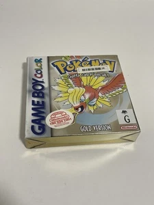 Pokemon Gold Boxed With Manual Nintendo Gameboy color Complete Cib - Picture 1 of 7
