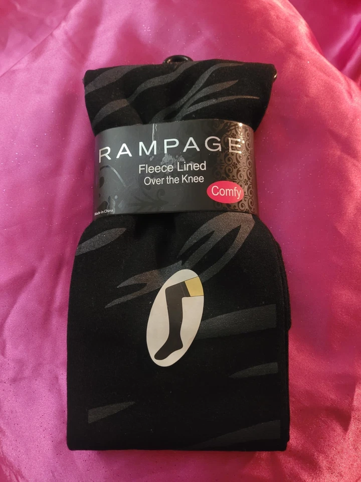 Чулки Rampage с флисовой подкладкой выше колена - Изображение 1 из 4