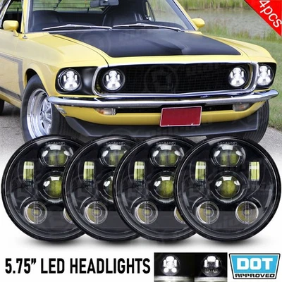 Faros LED H5001 H5006 4 piezas haz alto+bajo para Buick Electra Wildcat Foto 1 de 4