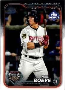 Topps Pro debut 2024 #PDC-73 Mike Boeve cromado - Imagen 1 de 2