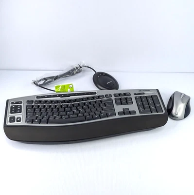 Microsoft Laser Desktop 6000 v2 USB Wireless Keyboard & Mouse Set TESTED WORKS - Image 1 of 4