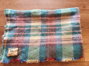 Blarney Lanifici Lancio Riciclato 100% Lana Coperta Irlanda Plaid 36” x 56” - Foto 1 di 3