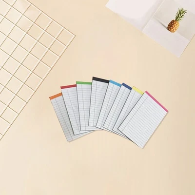  8PCS Legal Pads: A6 College Ruled Lined Paper Pads - Letter and Legal Ruled - Image 1 of 4