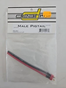 Ultra Male Pigtail (1) Battery Connector Deans WSD2013 - Picture 1 of 2