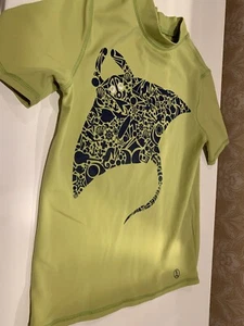 Lands End Unisex Size 5-6 (M) Short Sleeve Stingray Rashguard  Shirt - Picture 1 of 5