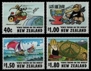 Nueva Zelanda 1997 - Mi-Nr. 1640-1643 ** - MNH - Los kiwis conquistan el mundo - Imagen 1 de 1