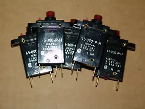 ETA 45-000-P-H 5 Amp Leistungsschalter - Bild 1 von 2