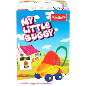 My Little Buggy for Baby Dolls Push Along Toy with Chime by Funskool 18 Months+