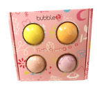 Bubble T Bath Bombs 4 Different Fruity Scents New in Box. Gift