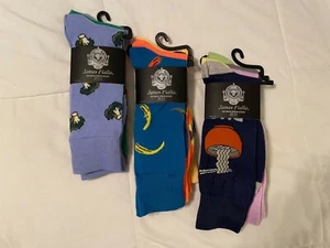 Lot of NWT James Fiallo 3 Pack x 3 Men’s Dress Socks Size 10-13 (9 Total Pairs) - Picture 1 of 7