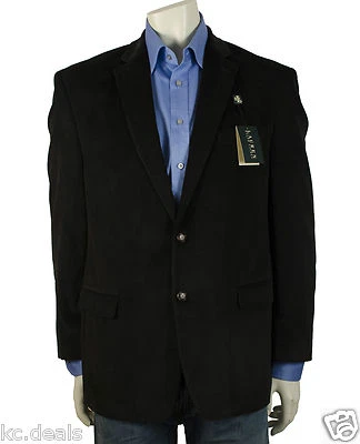 LAUREN RALPH LAUREN MENS COTTON CORDUROY JACKET BLAZER SPORTCOAT Polo Black - Image 1 of 4