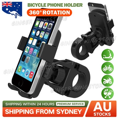 360° Rotation Mobile Phone Holder Handlebar Mount for Motorcycle Bicycle Bike - image 1 of 4