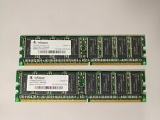 2x256MB Infineon DDR 400 CL3 RAM HYS64D32300GU