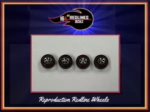 Hot Wheels Replica Redline: Set di 4-Med Cap Style HK SCR-T0009 - Foto 1 di 4