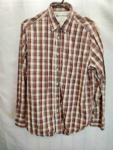Camisa Wrangler Jeans Co Para Hombres Botón Delantero Talla M Multicolor A Cuadros Manga Larga - Imagen 1 de 23
