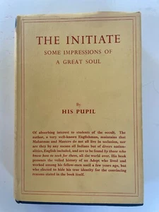 The Initiate: Some Impressions of a Great Soul by His Pupil 1965 HC DJ - Picture 1 of 13