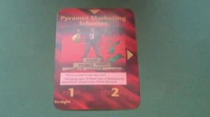 INWO PROMO CARD PYRAMID MARKETING SCHEMES ILLUMINATI NEW WORLD ORDER EXCELLENT!!! - Picture 1 of 1