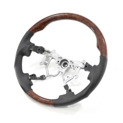 TOYOTA Land Cruiser 100 Prado 120 Late Model Gun Grip Steering Wheel Brown Foto 1 de 3