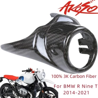2014-2021 Real Carbon Fiber For BMW R Nine T Key Ignition Lock Cover Motorcycle  - Image 1 of 4