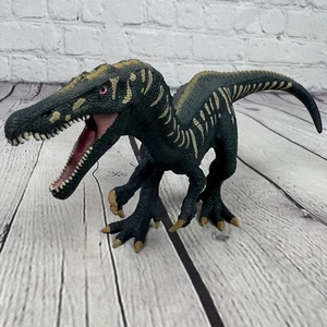 Schleich Baryonyx Dinosaur Play Figure with Movable Jaw Blue Yellow Stripes - Picture 1 of 10