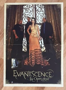 Póster promocional Evanescence The Open Door (2006) 2 caras 24 X 17 - Imagen 1 de 3