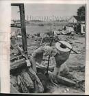 1962 Press Photo Farm of Ed Michur damaged by storm near Thorp - mjc05760