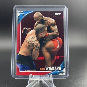 2019 Topps UFC Knockout Yoel Romero #98 RED Parallel #1/8 - Middleweight - Picture 1 of 6
