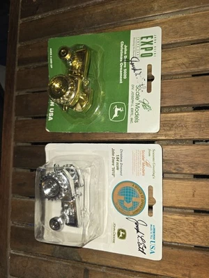 ERTL John Deere Adorno de Navidad 5020 5010 Oro Plata Firmado Distribuidor Solo Raro Foto 1 de 4