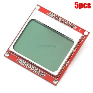 5Pcs With Blue Backlight Adapter Pcb Lcd Module 84X48 Nokia 5110 New Ic nv - Picture 1 of 4