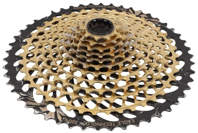 SRAM XX1 Eagle XG-1299 AXS 12 Spd Mountain Bike Cassette 10-50T GOLD XD 500% MTB - Image 1 of 3