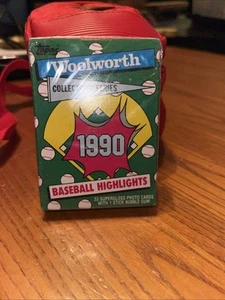 1990 TOPPS ~ WOOLWORTH COLLECTORS ~ 1990 Baseball Highlights ~ 33 cards ~ SEALED - Picture 1 of 4