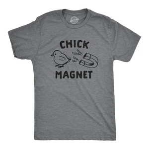 Camiseta Para Hombres Chick Magnet Divertida Domingo de Pascua Bebé Chick Vacaciones Novedad Camiseta - Imagen 1 de 10