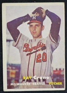 1957 Topps #68 Ray Crone Milwaukee Braves - PR - Photo 1/2