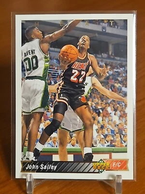 JOHN SALLEY 1992-93 Upper Deck Basketball #342 HEAT - Image 1 of 2