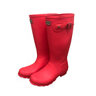 Hunter Wellies Rain Boots Bright Coral Size 5