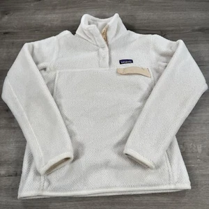 Suéter Patagonia Synchilla Snap T para mujer M Polartec polar crema marfil - Imagen 1 de 8