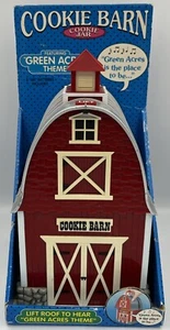 Cookie Barn Green Acres Theme Musical Cookie Jar 2000 NIB Sunlight Exposure - Imagen 1 de 10