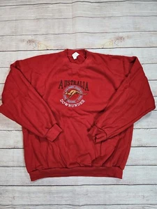 Australia Down under Sweatshirt Red medium made in Australia tourist - Picture 1 of 7