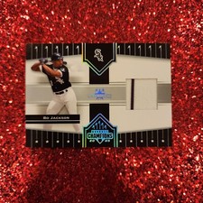 Bo Jackson Game Used Jersey 2005 Donruss Champions # 127 