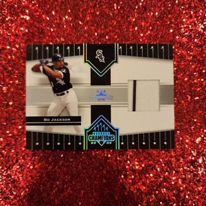 Bo Jackson Game Used Jersey 2005 Donruss Champions # 127 