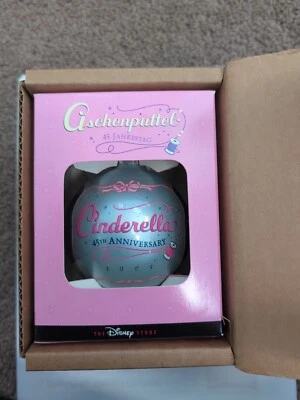 Disney Ornamento Cenicienta 45 Aniversario Navidad Disney Store Exclusivo Nuevo en Caja Foto 1 de 2