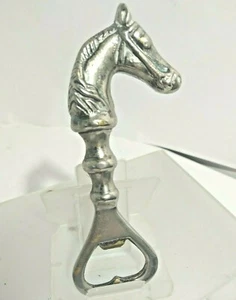 cavatappo a forma di testa cavallo ferro metallo  11cm 135gr - Picture 1 of 4