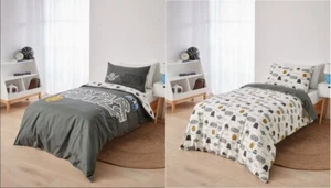 Licensed DISNEY STAR WARS LOGO Reversible DOUBLE Bed Quilt Cover Set 100% COTTON - Picture 1 of 4